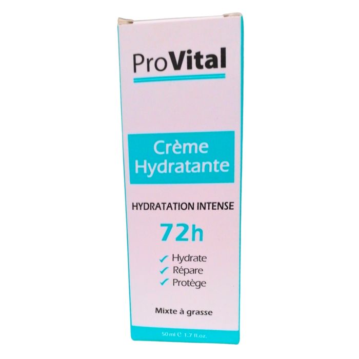 PROVITAL CREME HYDRATANTE 72H PEAUX MIXTE A GRASSE 50ML
