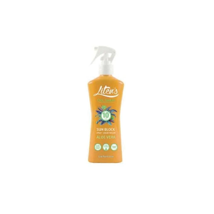 LITENS LAIT SOLAIRE ALOE VERA SPRAY SPF10 250ML