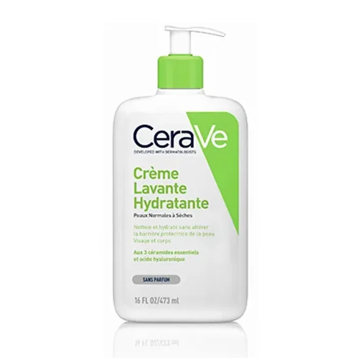 CERAVE CREME LAVANTE PEAUX NORMAL/SECHES 473ML