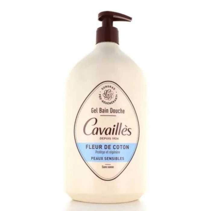 roge cavailles GEL SURGRAS ACTIF BAIN DOUCHE FLEUR DE COTON 1L