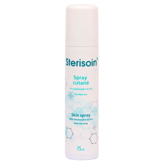 STERISOIN SPRAY CUTANE 0.3% CHLORHEXIDINE 75ML