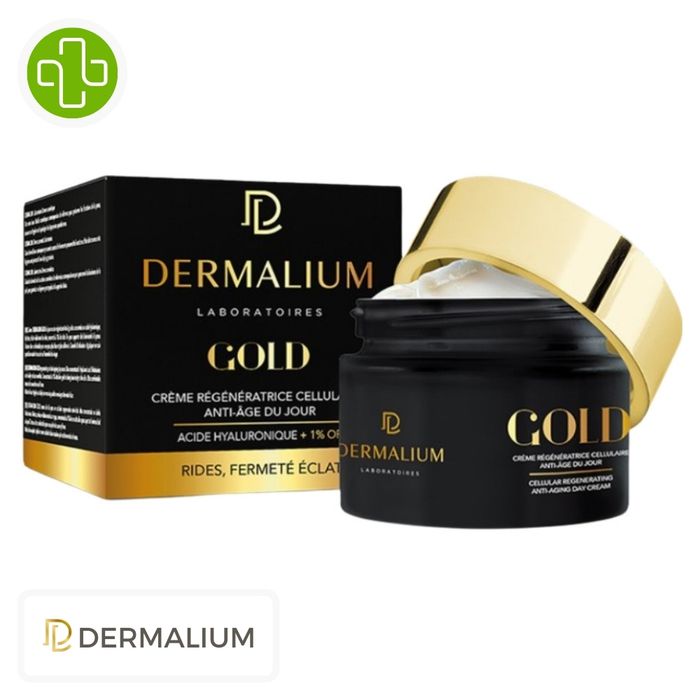 DERMALIUM GOLD CREME JOUR RIDES FERMETE ECLAT 50ML