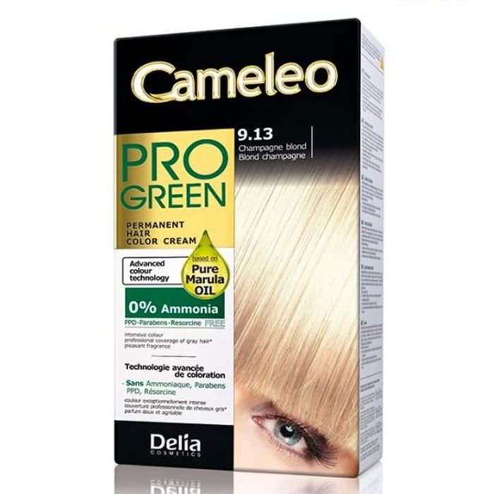 DELIA PRO GREEN COLORATION CHEVEUX 9.13 BLOND CHATIN