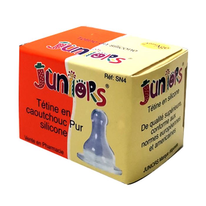 JUNIORS TETINE SILICONE SIMPLE 2EM AGE.