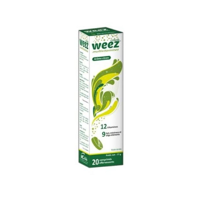 WEEZ MULTIVITAMINE AROME CITRON 20CP EFFERV