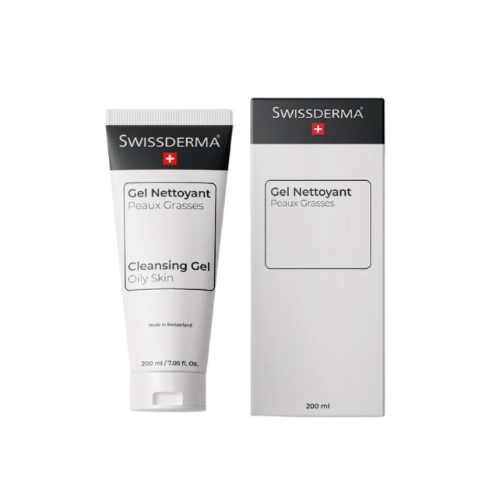 SWISSDERMA GEL NETTOYANT PEAU GRASSES 200ML 6220