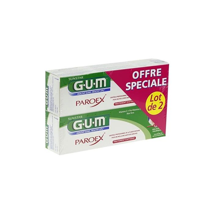 GUM DENTIFRICE PAROEX PACK DUO R1770/2