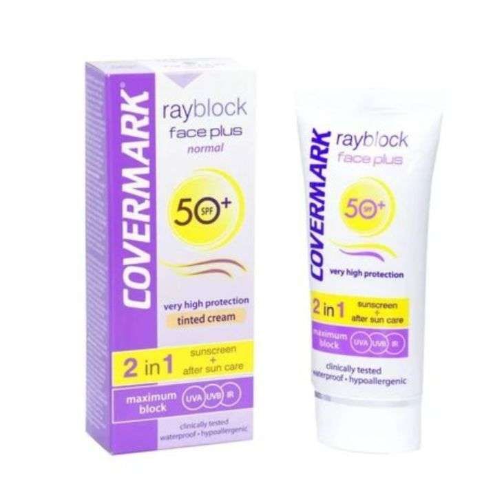COVERMARK RAYBLOCK FACE+NORMAL BEIGE CLAIR 50+ 50ML 1618