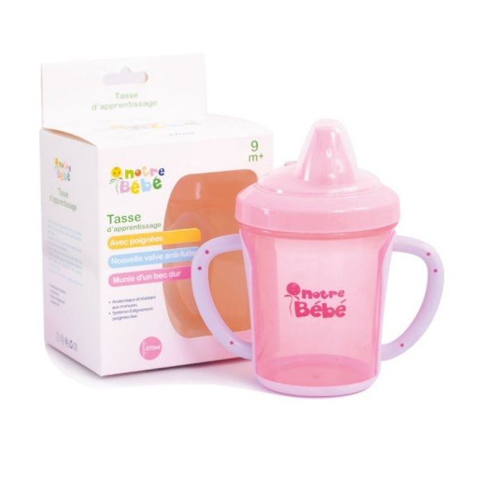 NOTRE BEBE TASSE D'APPRENTISSAGE BEC DUR 9M+ 270ML