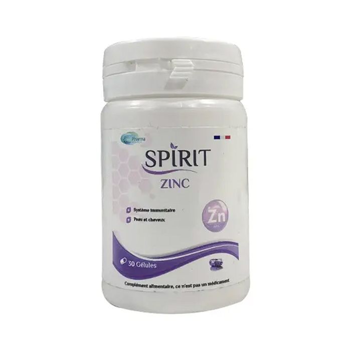 ZINC 30 GELULES SPIRIT