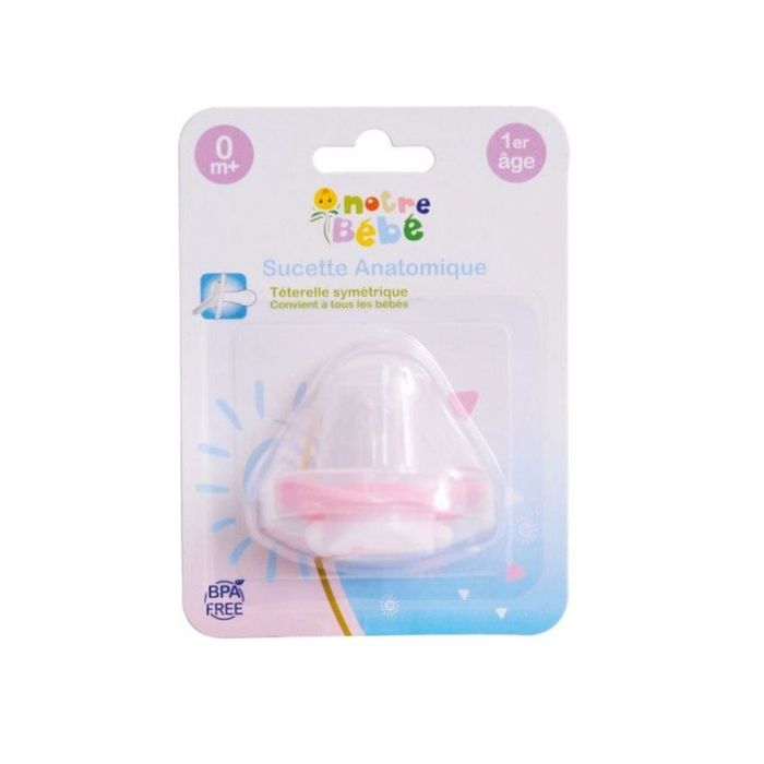NOTRE BEBE SUCETTE 1AGE SILIC ANATOMIQUE SIMPLE RONDE