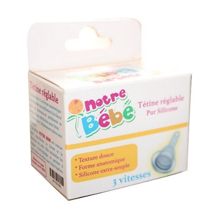 NOTRE BEBE TETINE ANTI COLIQUE 6M+ GM
