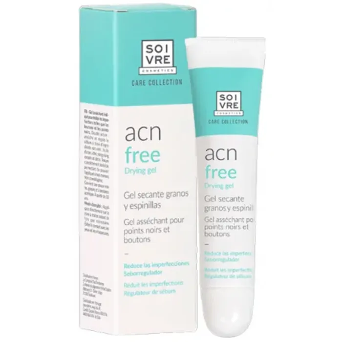 SOIVRE ACNE FREE GEL ASSECH POINT NOIR ET BOUTONS