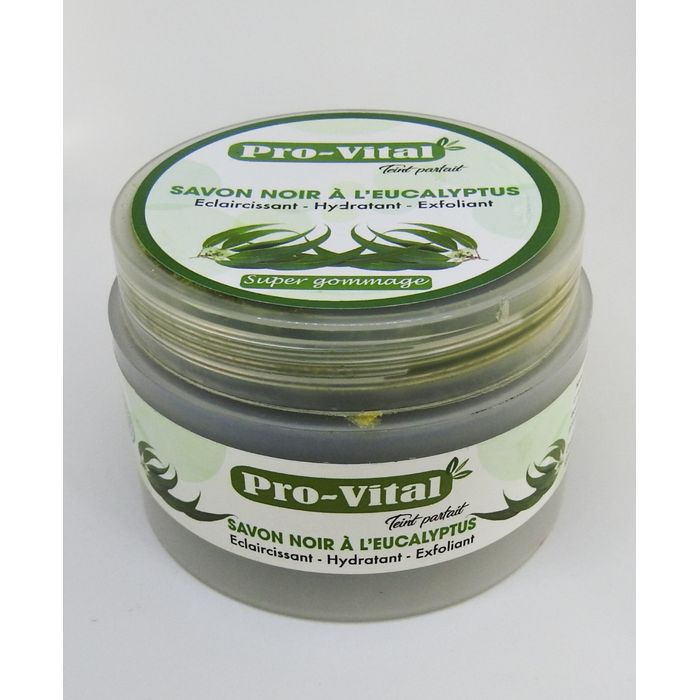 PROVITAL SAVON NOIR AU CITRON/EUCALYPTUS 220GR