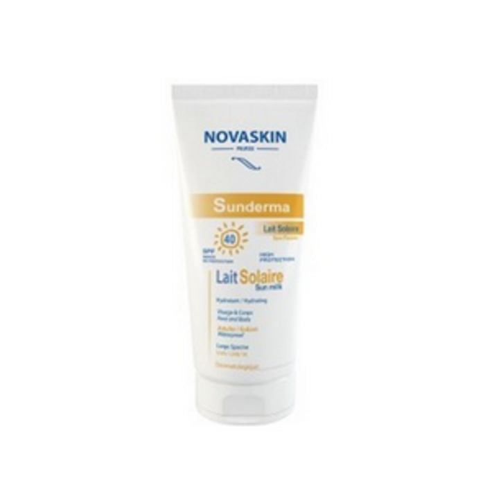 NOVASKIN SUNDERMA LAIT SOLAIRE SPF 40 150ML