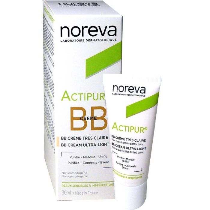 NOREVA ACTIPUR CREME ANTI IMPERFECTION BB TEINTE CLAIR 30ML