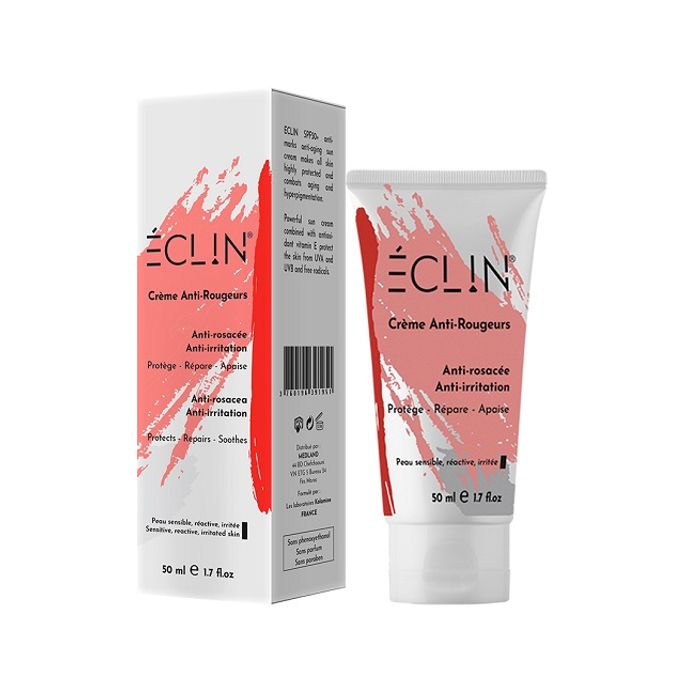 ECLIN ECRAN SPF 50+ INVISIBLEANTI ROUGEUR PEAUX SENSIBLES