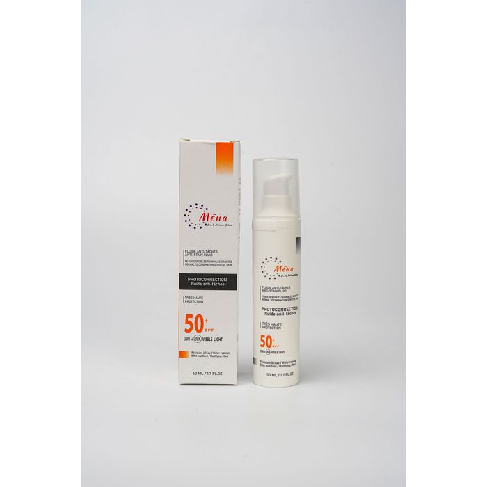 MENA ECRAN FLUIDE ANTI TACHES SPF50+ 50ML