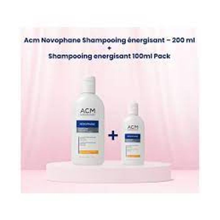 ACM NOVOPHANE SHAMPOING ENERG 200ML+SHAMPOING ENERG100ML (PACK)