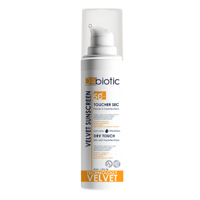 D BIOTIC ECRAN SUNSCREEN VELVET TOUCHER SEC 50ML 0253