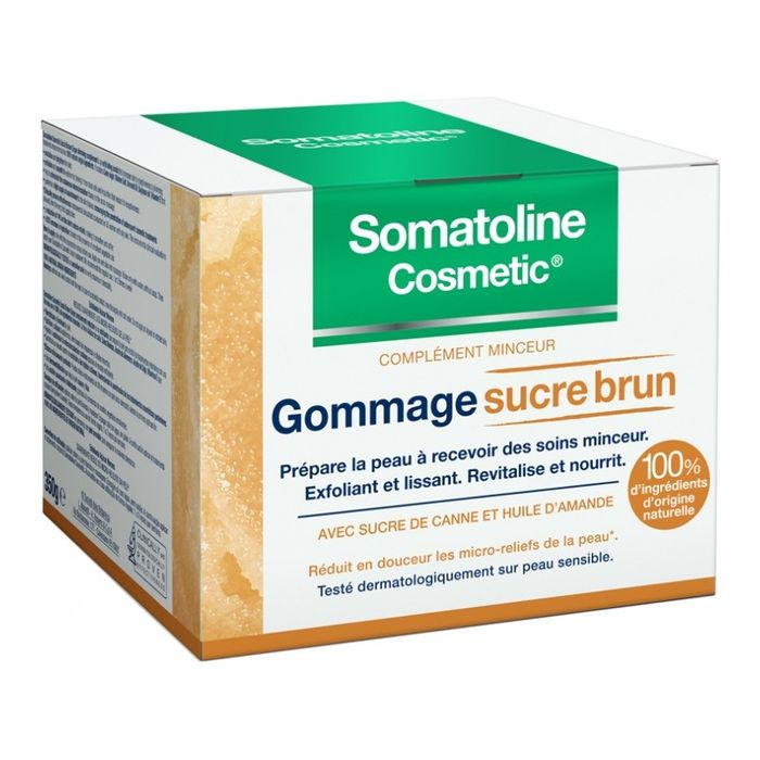SOMATOLINE GOMMAGE SUCRE BRUN 350G