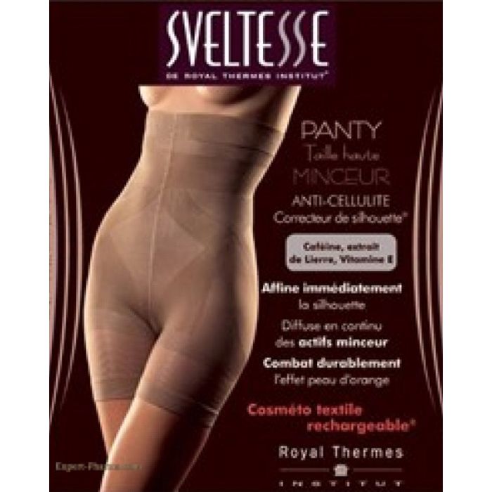 SVELTESSE PANTY TAILLE HAUTE NOIR L