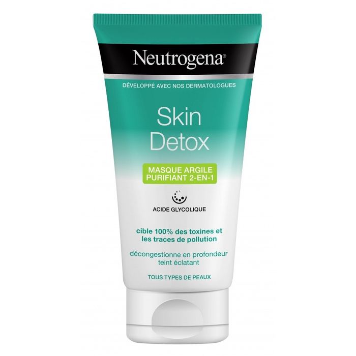 NEUTROGENA SKIN DETOX MASQUE ARGILE PURIF 2EN1 150ML