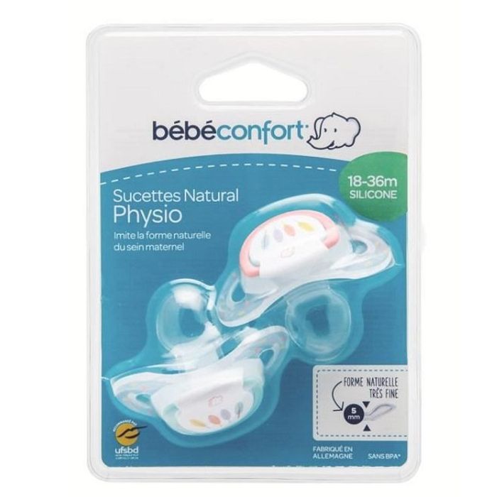 BEBE CONFORT SUCETTE SILICONE X 2 18-36 MOIS R.30000720