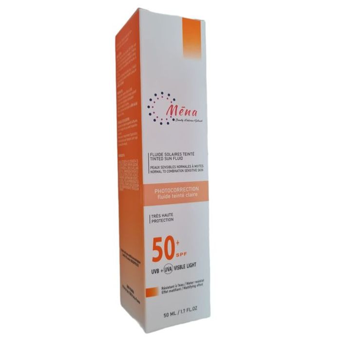 MENA ECRAN FLUIDE TEINTE SPF50+ 50ML
