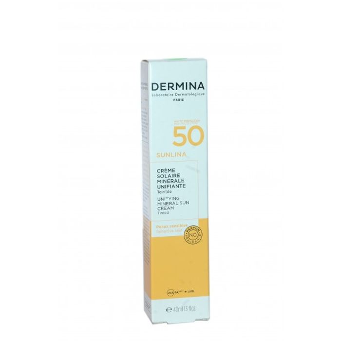 DERMINA SUNLINA MINERAL UNIFIANT SPF50 40ML