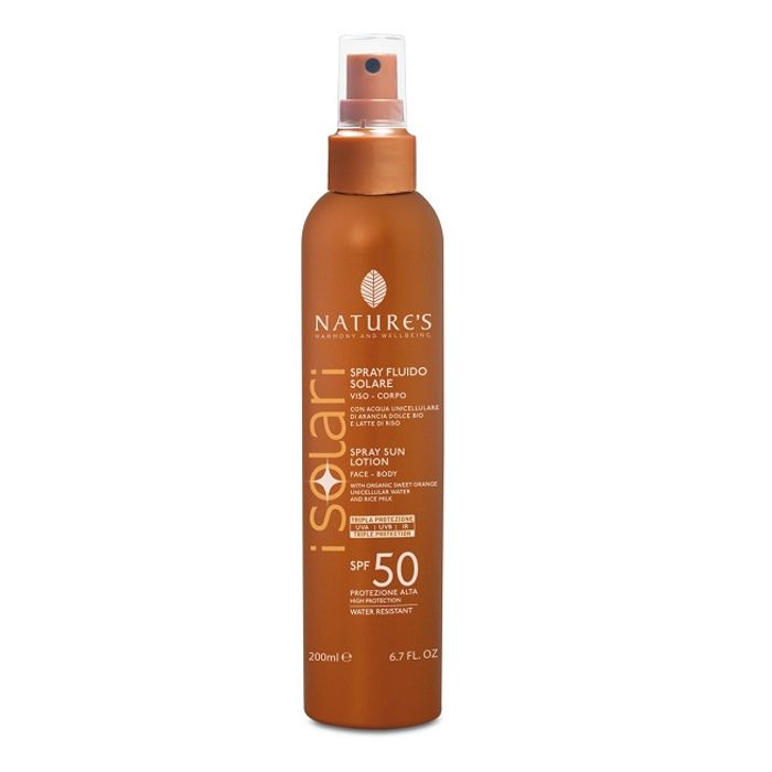 ISOLARI SPRAY FLUID SOLAIRE VISAGE ET CORPS SPF50 200ML 7123