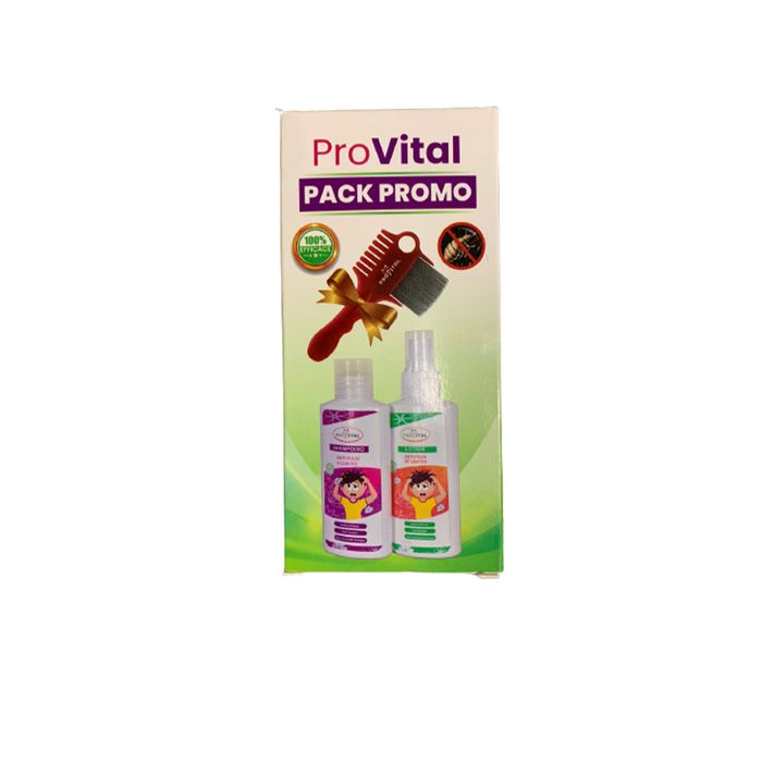 PROVITAL PACK ANTI POUX LOTION+SHAMP+PEIGNE