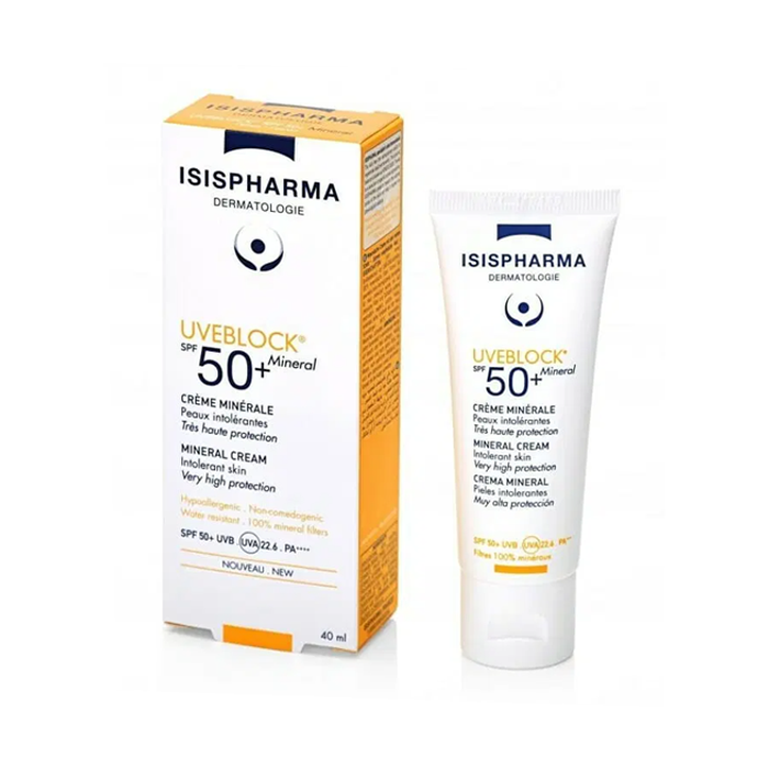 ISIS UVEBLOCK 50+ MINERAL INVISIBLE 40ML