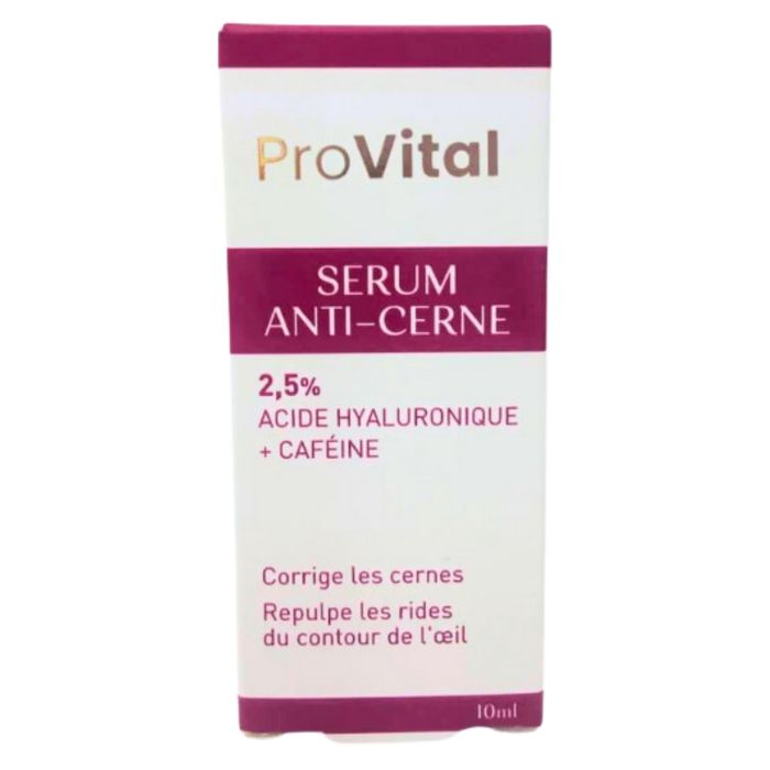 PROVITAL SERUM ANTI CERNE 2.5% AC HYLUR+CAFEINE 10ML