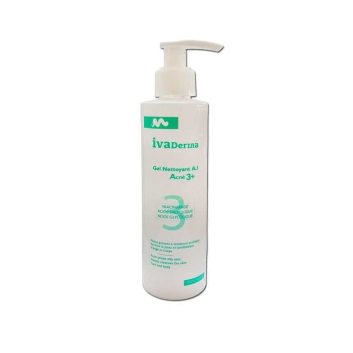 IVADERMA GEL NETTOYANT A.I ACNE 3+ 200ML