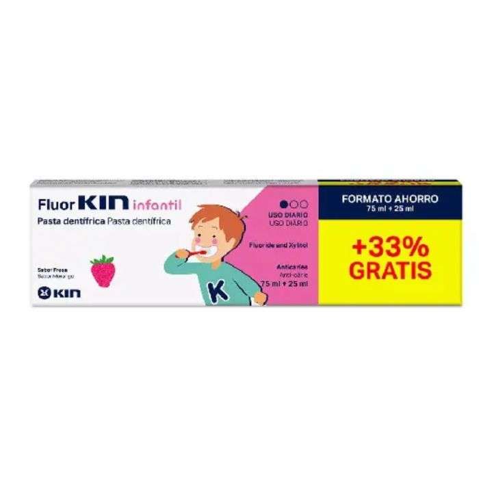 FLUOR KIN DENTIFRICE FRAISE (KIDS) 75ML
