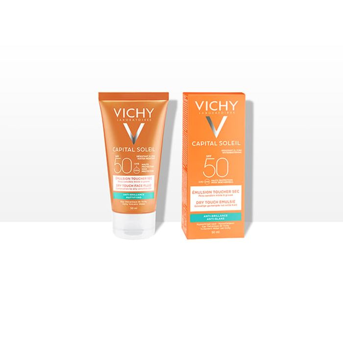 V COSMETIC ECRAN INVISIBLE TOUCHER SEC SPF50+50ML