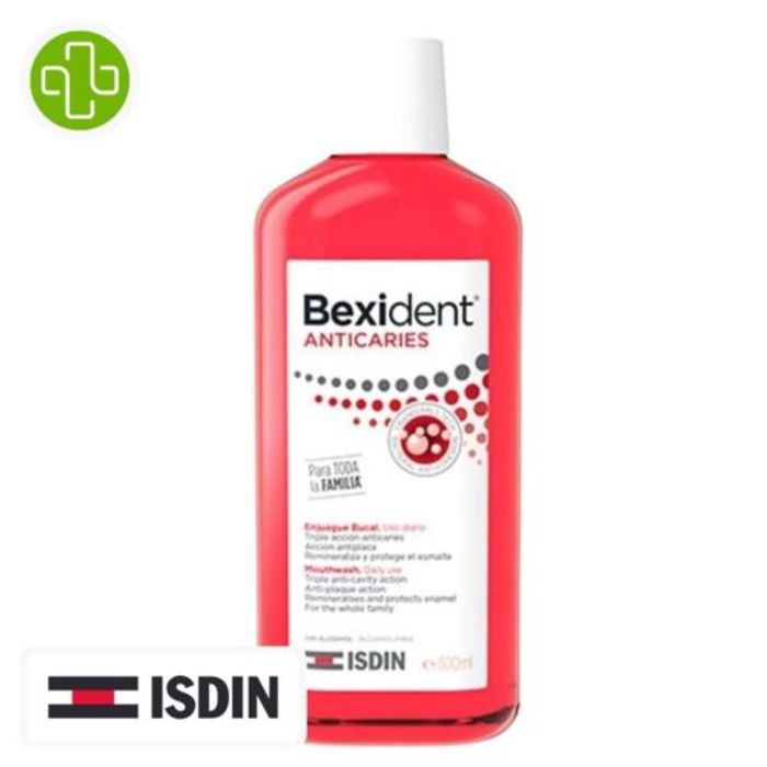 BEXIDENT BAIN DE BOUCHE ANTICARIES 500ML