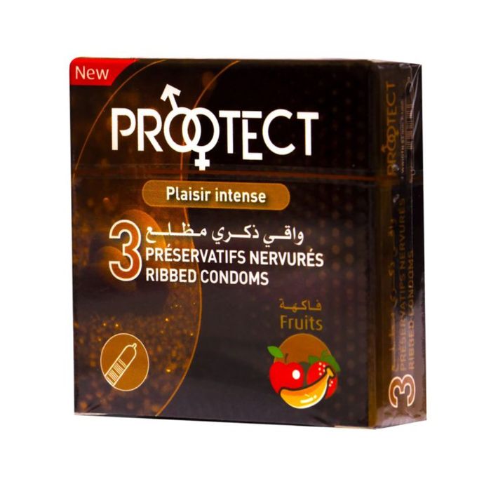 PRÉSERVATIF PROTECT X 3 FRUITS