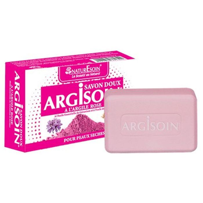 NATURE ET SOIN ARGISOIN SAVON DOUX ARGILE ROSE 125G