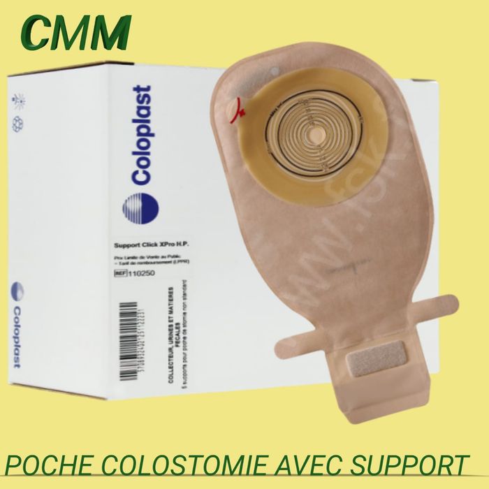 SUPPORT POCHE COLOSTOMIE REF 71MM