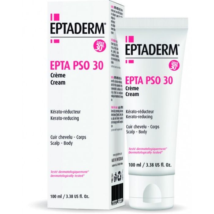 eptaderm PSO 30+ CREME CUIRE CHEVELU-CORPS100ML