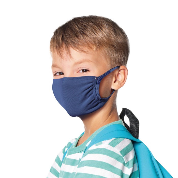 MASQUE DE PROTECTION ENFANT BLEU EN TISSU