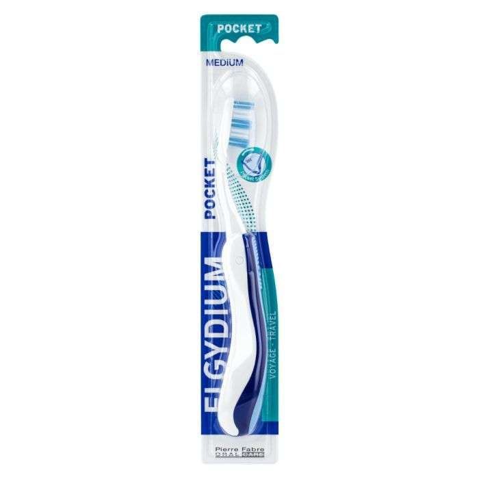 ELGYDIUM BROSSE A DENTS POCKET MEDIUM.