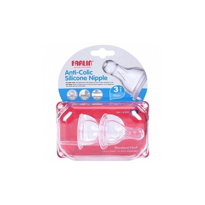 FARLIN TET SIL 9M+3STEP ANTI COLIQUE X2