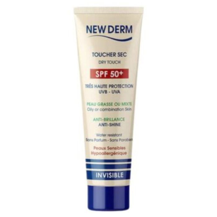 NEW DERM SPF50+ ECRAN TOUCHER SEC 50ML